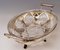Large Austrian Silver Bowl with Glass Liner, 1900-1910 4