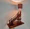 Lámpara de mesa de escalera vintage con arquitectura, Francia, años 30, Imagen 3