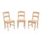 Vintage Stuhl aus rohem Eichenholz 1