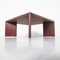 Square Coffee Table in Walnut from Giroflex, 1970s, Image 3