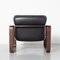 Giroflex Armchair Black Leather, 1970s 5