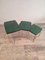 Green Nesting Tables attributed to Aldo Tura, 1975, Set of 3, Image 3