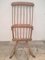 Brutalist Oak Rocking Chair, French, 1920s 9