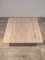 Square Travertine Coffee Table, France, 1975, Image 2