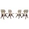 Scissor Chairs attributed to Louis Van Teeffelen for Wébé, 1975, Set of 4, Image 1