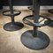 Vintage Bar Stools in Black with Green, Set of 4 4