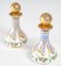 Napoleon III Flaschen aus bemaltem und vergoldetem Opalglas, 2er Set 4