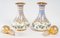 Napoleon III Flaschen aus bemaltem und vergoldetem Opalglas, 2er Set 2