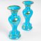 Turquoise Opaline Vases in Enameled Gold, Set of 2 5