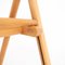 Chaises Pliantes en Bois et Paille, Vienne, Italie, 1980s, Set de 4 12