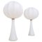 Mid-Century Opaline Glass Table Lamps from Bergboms, 1960, Set of 2, Image 1