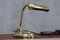 Vintage Art Deco Brass Desk Lamp, 1960s 1