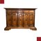 Half of the 17th Century Louis XIV Sideboard in Noce, Tuscany 1