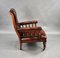 Victorian Hand Dyed Leather Library Armchair, 1880 8