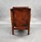 Victorian Hand Dyed Leather Library Armchair, 1880 9