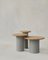 Raindrop Side Table Set in Oak and Pebble Grey by Fred Rigby Studio, Set of 3 1