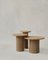 Tavolini Raindrop in quercia e quercia di Fred Rigby Studio, set di 3, Immagine 1