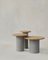 Raindrop Side Table Set in Oak and Microcrete by Fred Rigby Studio, Set of 3, Image 1