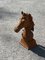 Große Pferdekopfstatue aus Gusseisen 4