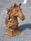 Large Horse Head Statue in Cast Iron, Image 1