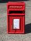 Red Post Box in Cast Iron & Steel, Image 1
