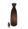 Engraved Prune Glass Bottle by Paolo Venini, Italy, 1985, Image 5
