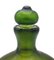 Botella de vidrio verde grabada de Paolo Venini, Italia, 1985, Imagen 8