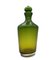 Botella de vidrio verde grabada de Paolo Venini, Italia, 1985, Imagen 7