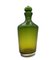 Engraved Green Glass Bottle by Paolo Venini, Italy, 1985, Image 7