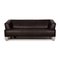 2300 Leather Two-Seater Brown Sofa by Rolf Benz 1