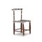 20th Century Chair with Hammered Metal Decoration 1