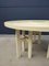 Round Dining Table in Cream from Jean Claude Dresse, 1975 9