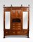 Carved Mahogany Compactum Wardrobe, 1890s 3