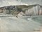 Henry Maurice Cahours, Petit Dalles Beach, Normandía, Francia, 1940, Gouache, Enmarcado, Imagen 2