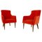 Fauteuils Mid-Century Modernes, Italie, 1950s, Set de 2 1