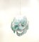 Vintage Italian Murano Chandelier with 24 Blue Disks, 1990s 7