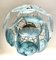 Vintage Italian Murano Chandelier with 24 Blue Disks, 1990s 5