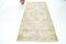 Neutral Oushak Pale Hand Knotted Wool Rug 1