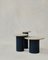 Raindrop Side Table Set in Ash and Midnight Blue by Fred Rigby Studio, Set of 3 1