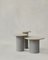 Raindrop Side Table Set in Ash and Microcrete by Fred Rigby Studio, Set of 3 1