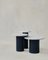 Raindrop Side Table Set in White Oak and Midnight Blue by Fred Rigby Studio, Set of 3, Image 1