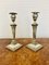 Victorian Silver Plated Ornate Candleholders, 1880s, Set of 2 1