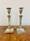 Victorian Silver Plated Ornate Candleholders, 1880s, Set of 2 5