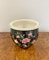 Jardiniere in ceramica con decori floreali, anni '20, Immagine 5