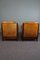 Vintage Art Deco Sessel aus Schafsleder, 2er Set 4