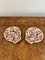 Japanese Imari Shell Shaped Plates, 1900s, Set of 2 1