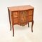 Antique French Marble Top Inlaid Commode, 1890, Image 2