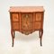 Antique French Marble Top Inlaid Commode, 1890 1