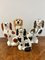 Hand Painted Staffordshire Dogs, 1880s, Set of 4 1