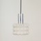 Mid-Century Modern Bubble Glass & Chrome Pendant Lamp by Helena Tynell for Limburg, Germany, 1960s 1